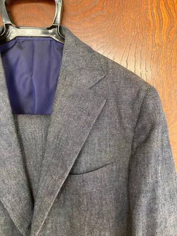 [ BEAMS F ] 샴브레이 수트 44