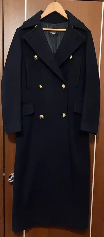 IENA 이에나 36 네이비 롱 코트