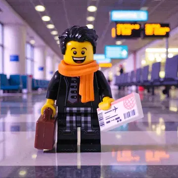 레고 미니 피규어 다녀오겠습니다