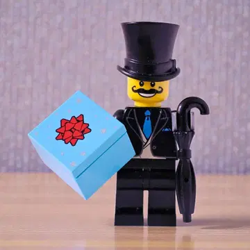 레고 미니 피규어 키다리 아저씨 신사