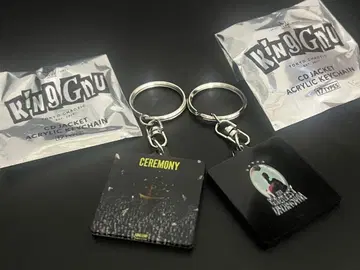 KING GNU CD 자켓 아크릴 키링 2개 세트