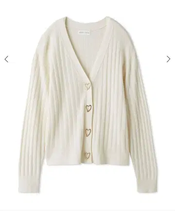 'snidel home' 하트 버튼 가디건