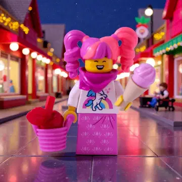 레고 미니 피규어 쇼핑 걸