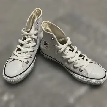 컨버스 가죽 하이컷 화이트