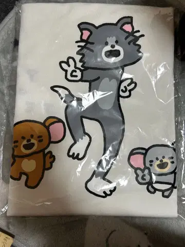 톰과 제리 해피 복권 B상 티셔츠 피스 Happy 복권