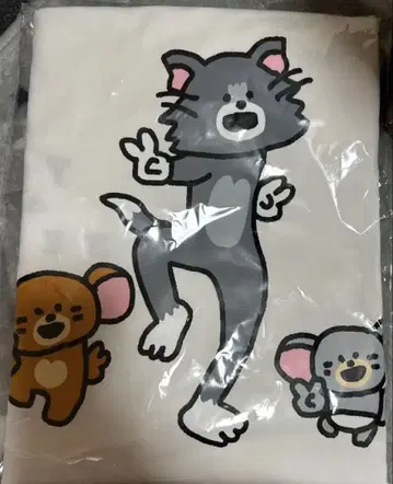 톰과 제리 해피 복권 B상 티셔츠 피스 Happy 복권