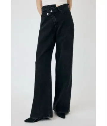 MOUSSY CROSS WAIST WIDE STRAIGHT