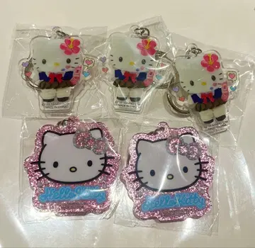 헬로키티 아크릴 키링 5개 세트