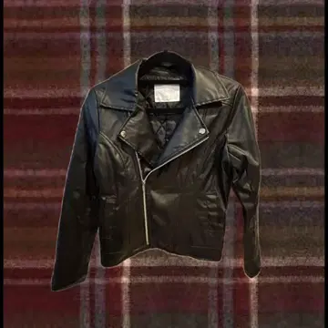 그런지 y2k 블랙 가죽 라이더 자켓 레어템