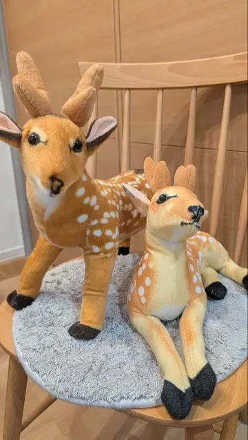 사슴 봉제 인형 2체 세트 프라이스