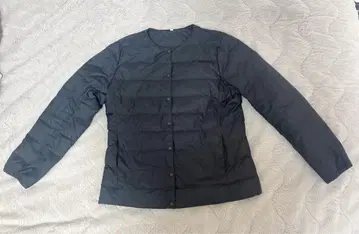 MUJI 경량 포켓터블 다운 자켓 노카라