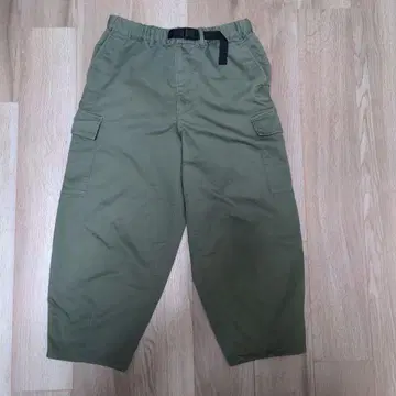 무지 라보 치노 카고 와이드 팬츠