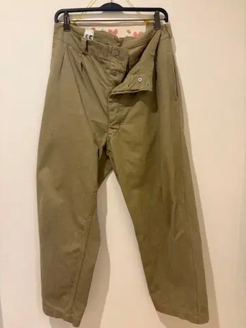 50-60's FRENCH ARMY M52 CHINO PANTS - 45