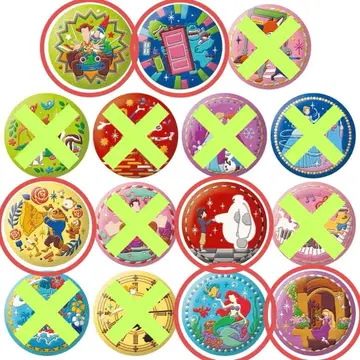 디즈니 자수 캔뱃지 6개