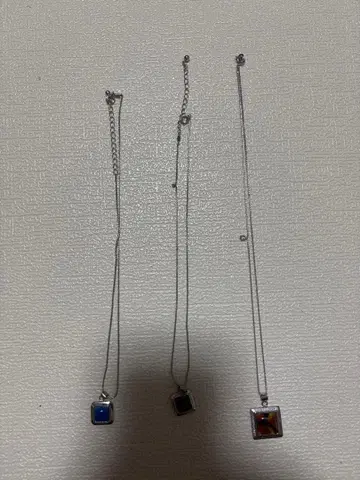 칠보 세공 도금 목걸이 3세트