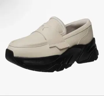 PUMA 로퍼 크림/블랙