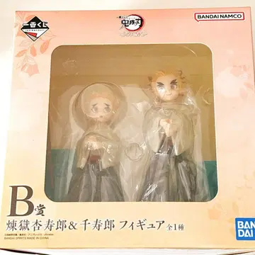 귀멸의 칼날 무한열차 B상 렌고쿠 쿄쥬로 & 렌고쿠 센쥬로 피규어
