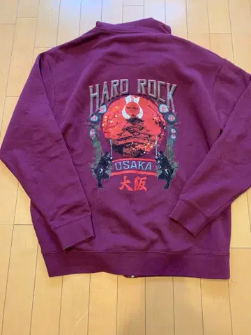 하드 록 카페 오사카 맨투맨 트레이닝복
