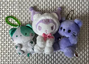 산리오 쿠로미 마스코트 봉제 인형 3종 세트