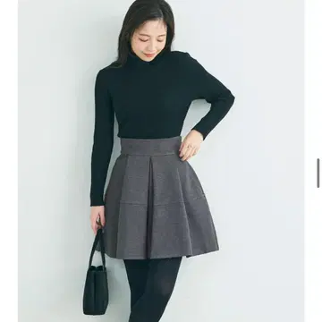 [택 포함 새상품] BASEMENT 하이웨스트 큐롯 스커트 S사이즈