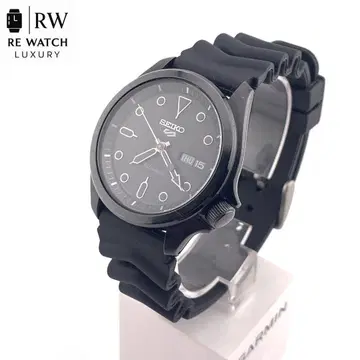 7-5037 세이코 4R36-08L0 자동 와인딩 손목시계 블랙
