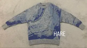 [ 새상품급 ] HARE 아브스트랙트 니트 모헤어 풀오버 (프리 사이즈)