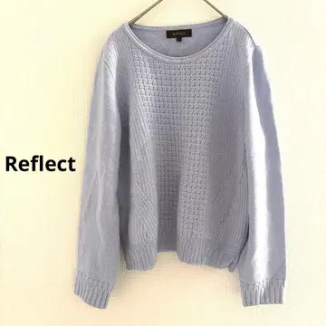 리플렉트 라이트 블루 니트 울 깔끔한 11 리플렉트
