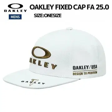 새상품 오클리 캡 FOS902180 화이트 브라운