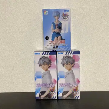 에반게리온 신극장판 피규어 레이 카오루 3체 세트 미개봉 새상품