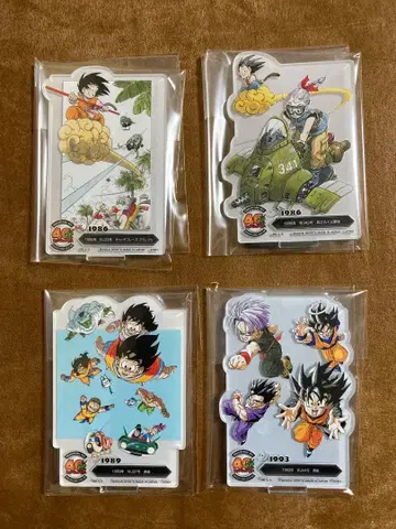 제일복권 드래곤볼 40th ~그 두 번째~ F상 ACLLECT 4종 세트