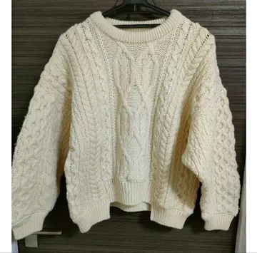 H 아쉬 리메이크 아란 니트