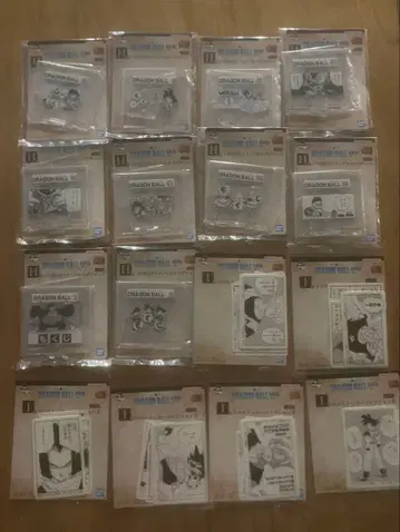 제일복권 드래곤볼 40th I상 장면 스티커 목업 스탠드