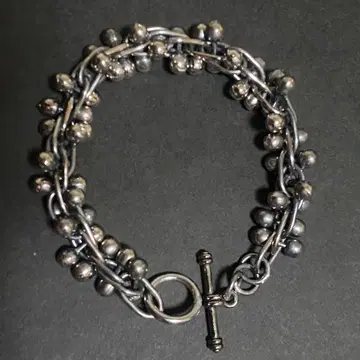 빈티지 멕시코 실버 펄 DNA 팔찌