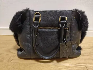 포티올 무스탕 핸드백 숄더백