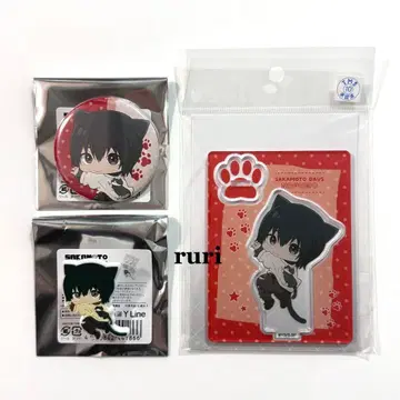 [ 미개봉 ] 사카데이 나구모 히츠키냔ver. 캔뱃지 클립 아크릴 스탠드