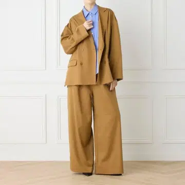 잇츠인터내셔널 라이트 트윌 더블 자켓 셋업 (M 사이즈)