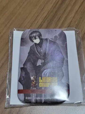 미사용 림버스 컴퍼니 복권 메이트 D상 스퀘어 캔뱃지 이상