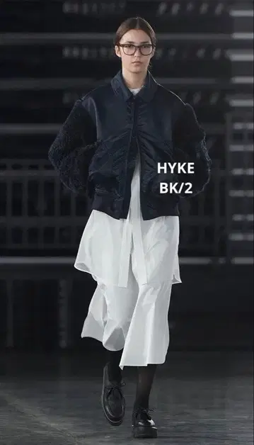 미사용 새상품! HYKE 25AW FAUX SHEARLING 자켓