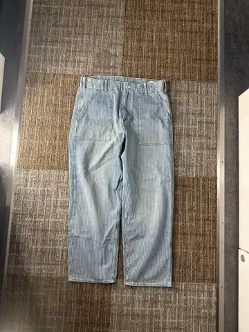 GAP 배기 스트라이프 데님 배기 치노 팬츠 세트