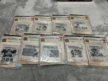 드래곤볼 제일복권 H상 MOKUJI 스탠드 목차 9종 세트