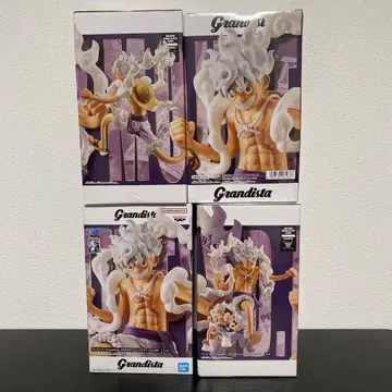 그란디스타 원피스 루피 피규어 5, 4체 세트 미개봉 새상품