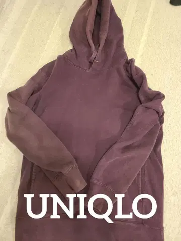 UNIQLO U 맨투맨 풀 후드티 L