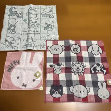 타월 손수건 3개 세트