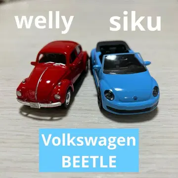 [ welly siku ] 폭스바겐 비틀 미니카 세트
