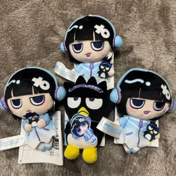 ano x 배드마츠마루 아노짱 봉제 인형 마스코트 4개 세트