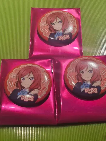 러브 라이브 atre 캔뱃지 니시키노 마키