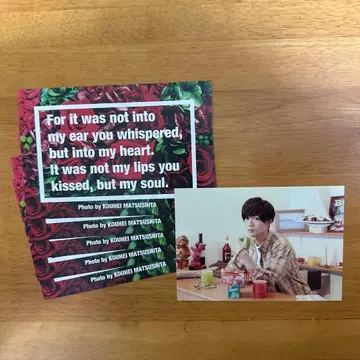 마츠시타 코헤이 엽서 & 브로마이드 세트