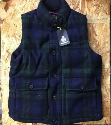 Kent 다운 탄력 트위드 블랙워치