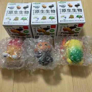 피크민 다가오는 원생 생물 태엽 피규어 3개 세트