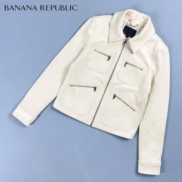 바나나리퍼블릭 비건 스웨이드 자켓 아이보리 S *CD202